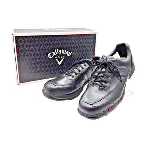 Callaway Golf Shoes Collection M137 Black Leather Xtra Traction Men’s Size 10.5